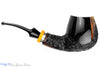 Blue Room Briars is proud to present this Poul Winslow Flamenco Limited Edition 07 Partial Carved Bent Brandy with Silver and Acrylic Estate Pipe