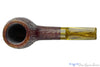 Blue Room Briars is proud to present this Dirk Heinemann Pipe Sandblast Billiard with Gold Brindle