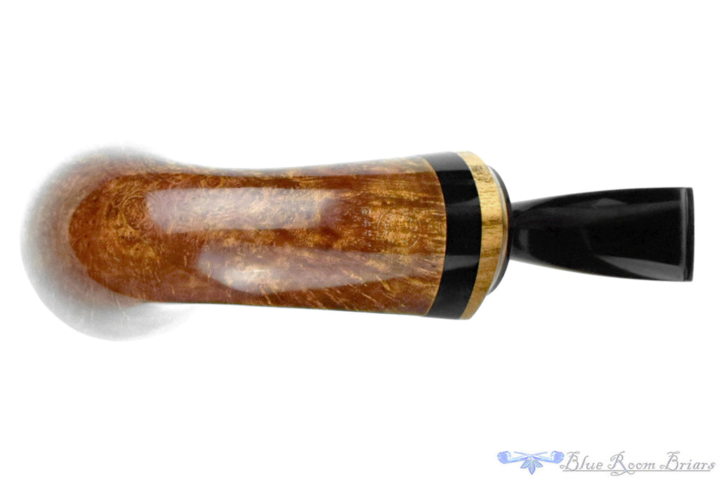 Blue Room Briars is proud to present this Joseph Skoda Pipe 2411 Bent Dublin with Teardrop Shank and Olivewood