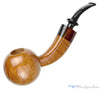 Blue Room Briars is proud to present this Joseph Skoda Pipe Large Bent Apple with Amber Acrylic Ferrule