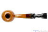 Blue Room Briars is proud to present this Joseph Skoda Pipe Large Bent Apple with Amber Acrylic Ferrule