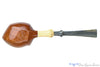 Blue Room Briars is proud to present this Nate King Pipe 1122 Natural Smooth Blowfish with Bamboo