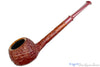 Blue Room Briars is proud to present this Nate King Pipe 1092 Natural Ring Blast Long Shank Tomato