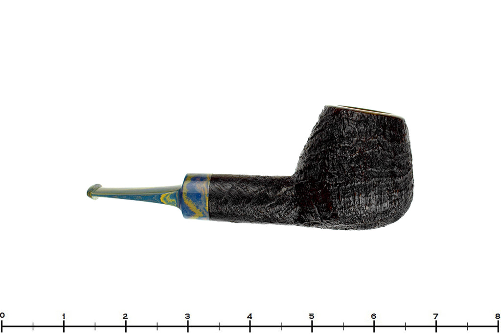 Blue Room Briars is proud to present this Joe Hinkle Pipe 26DG Sandblast Apple Sitter