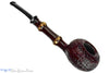 Blue Room Briars is proud to present this Joe Hinkle Pipe 26DF Sandblast Tomato Sitter with Dark Bamboo and Horn
