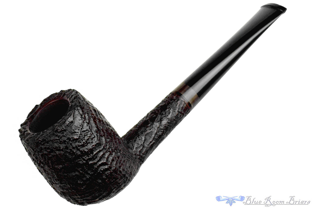 Blue Room Briars is proud to present this Yorgos Mitakidis Pipe Sandblast Billiard with Horn