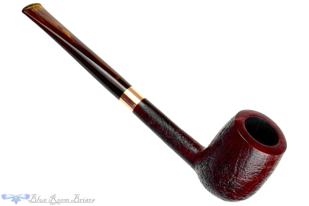 Blue Room Briars is proud to present this Bing by Nuttens B1 Sandblast Billiard with Copper