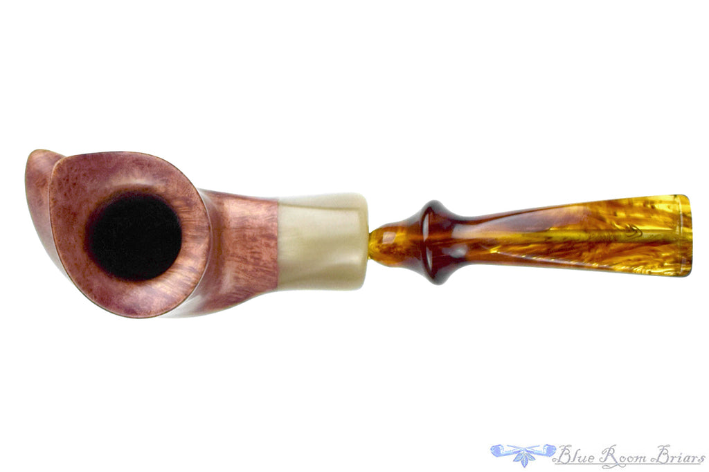 Blue Room Briars is proud to present this Richard Garofalo Pipe Volcano Freehand with Horn Ferrule
