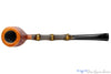 Blue Room Briars is proud to present this Jürgen Moritz Pipe 326 Sandblast Billiard with Dark Bamboo