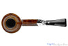 Fiamma di Re Rhodesiart Leonardo Da Vinci 2 Crowns Bent Bulldog with Silver