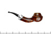 Fiamma di Re Rhodesiart Leonardo Da Vinci 2 Crowns Bent Bulldog with Silver