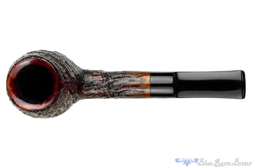 Blue Room Briars is proud to present this GBD Conquest Prehistoric 81 (Pre Cadogan) Sandblast Apple Sitter Estate Pipe