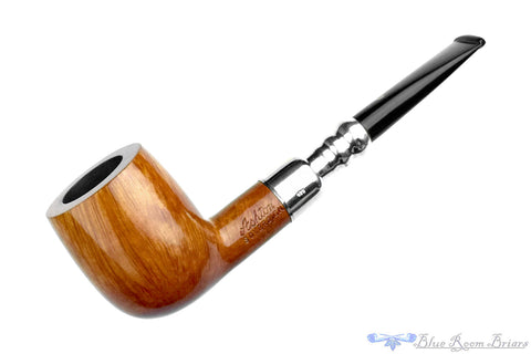Brebbia Special Bent Partial Sandblast Egg with Acrylic Ferrule Estate Pipe