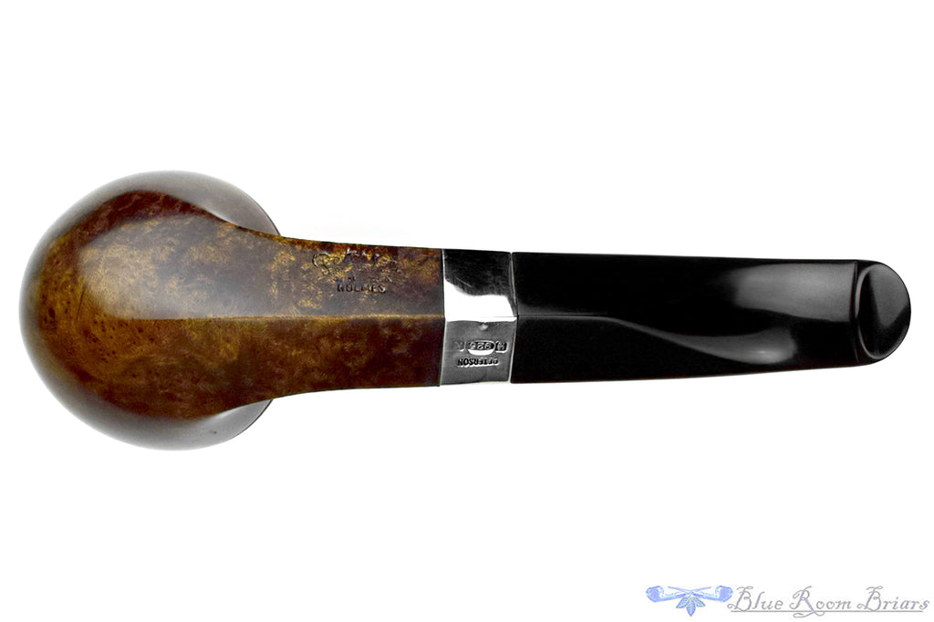 Peterson Sherlock Holmes Squire (2021 Make) Bent Bulldog with Silver and P-Lip Estate Pipe