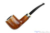 Blue Room Briars is proud to present this Foundation by Musico Set Special Pot Military Mount with Silver and Bone Estate Pipe