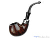 Blue Room Briars is proud to present this Peterson System Standard 302 Bent Apple with Nickel and P-Lip Estate Pipe