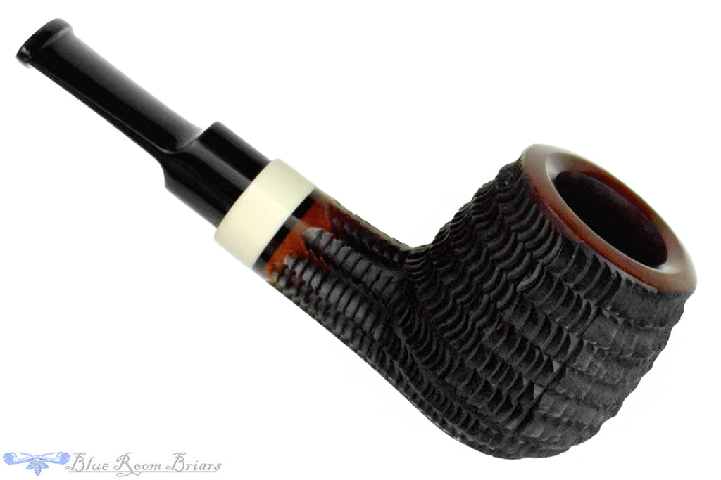 Fulushou Carved Apple with Ivorite Estate Pipe