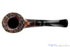 Blue Room Briars is proud to present this Savinelli Autograph Partial Sandblast Bent Freehand with Plateau Estate Pipe