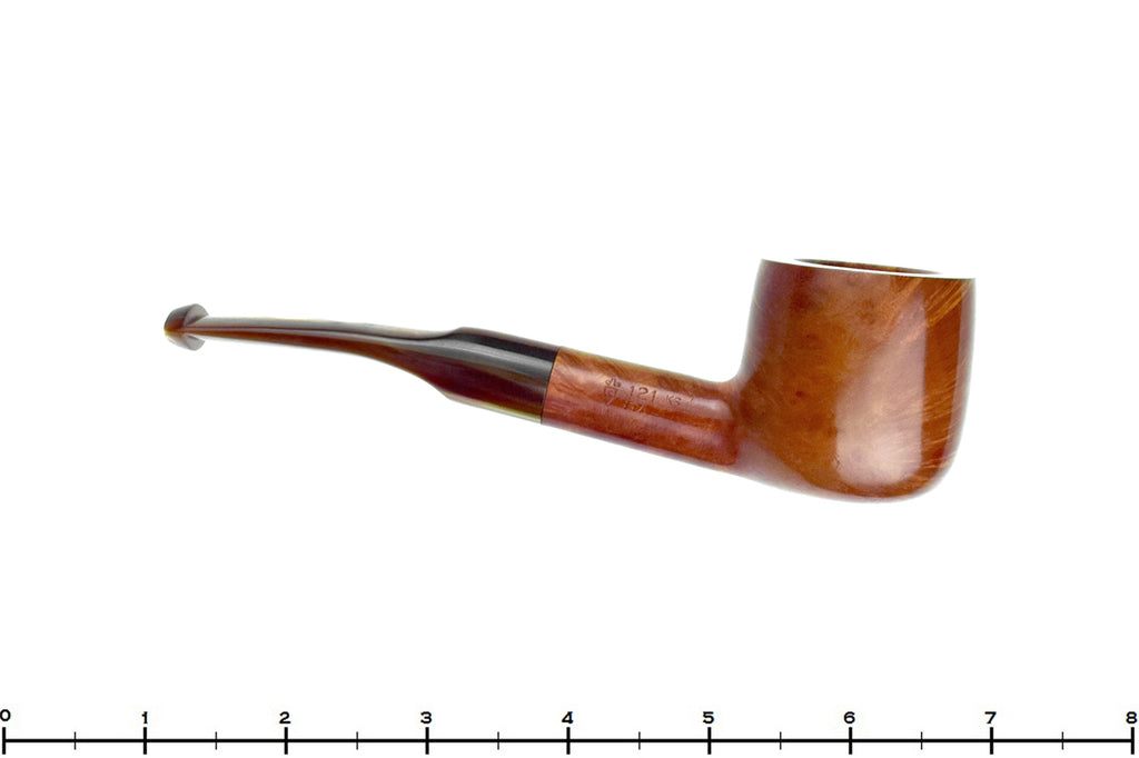 Blue Room Briars is proud to present this Savinelli Extra 121 KS Bent Pot Sitter (6mm Filter) Estate Pipe