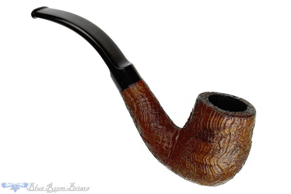 Barling The Very Finest 5639 1/2 Bent Sandblast Billiard Estate Pipe