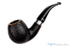 Blue Room Briars is proud to present this Stanwell Danish Design Sterling 185 Bent Sandblast Apple (9mm Filter) with Silver Estate Pipe