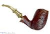 Blue Room Briars is proud to present this Nørding AS Bent Sandblast Egg Freehand with Plateaux Estate Pipe