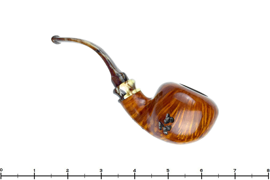 Blue Room Briars is proud to present this Neerup Classic Bent Spot Carved Pear Estate Pipe