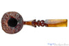 Blue Room Briars is proud to present this Bjarne Handmade Bent Spot Carved Freehand with Plateaux