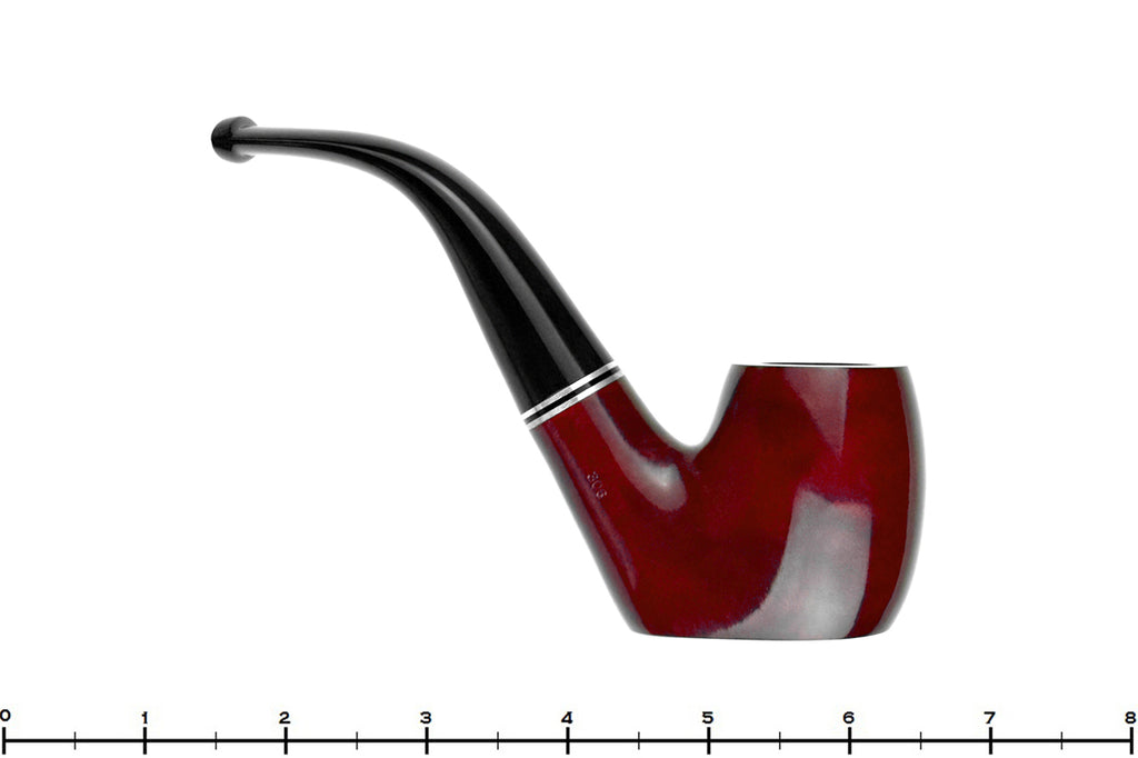 Blue Room Briars is proud to present this Peterson Killarney 306 Bent Billiard Sitter with Nickel Estate Pipe