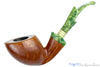 Blue Room Briars is proud to present this Mario Grandi Bent Freehand Scoop with Acrylic and Ivorite Estate Pipe