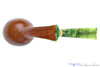 Blue Room Briars is proud to present this Mario Grandi Bent Freehand Scoop with Acrylic and Ivorite Estate Pipe