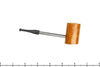 Blue Room Briars is proud to present this Compass (Erik Nørding) Poker with Aluminium Shank Estate Pipe