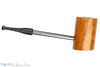 Blue Room Briars is proud to present this Compass (Erik Nørding) Poker with Aluminium Shank Estate Pipe