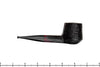 Blue Room Briars is proud to present this Bjarne Handmade Sandblast Panel Shank Pot (9mm Filter) Sitter Estate Pipe