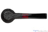 Blue Room Briars is proud to present this Bjarne Handmade Sandblast Panel Shank Pot (9mm Filter) Sitter Estate Pipe