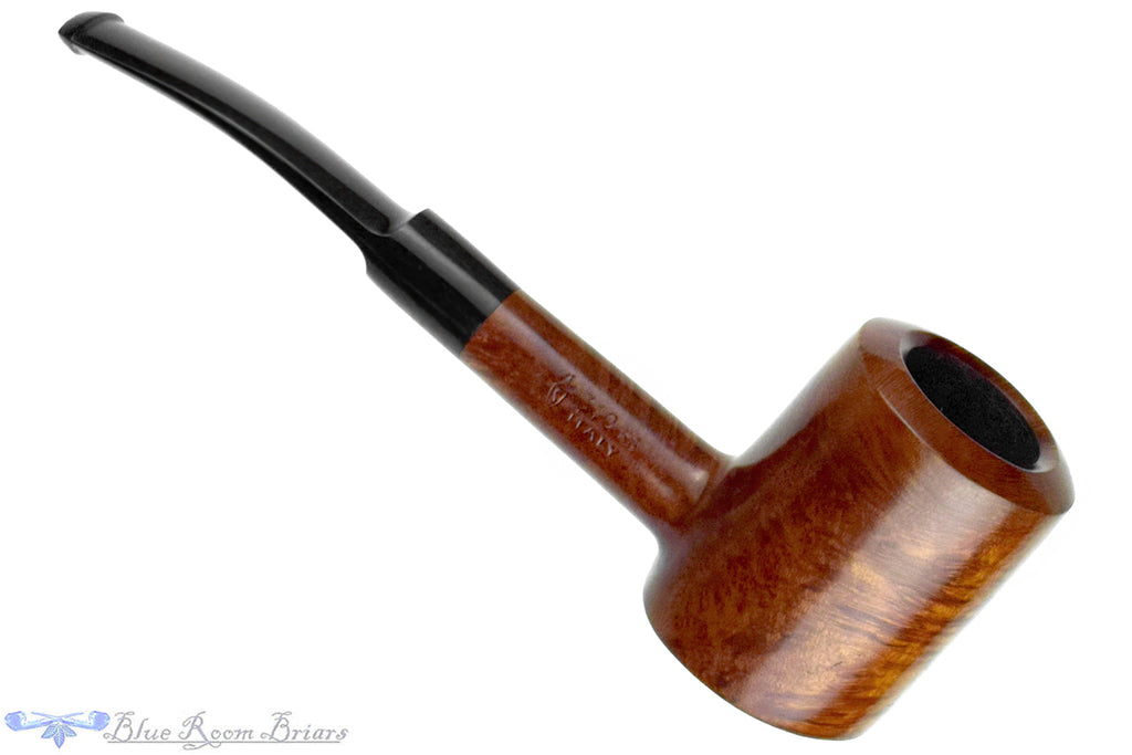 Savinelli de luxe Milano 310 KS Bent Cherrywood Poker Estate Pipe Sitter with BRB Replacement Stem