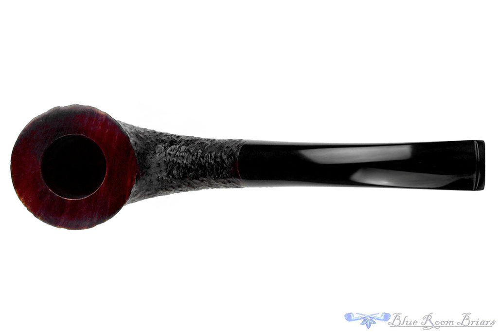 Blue Room Briars is proud to present this Ferndown Bark ***  Large Bent Rusticated Bell Dublin UNSMOKED Estate Pipe