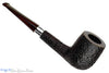 Blue Room Briars is proud to present this Ferndown Bark ** Handmade Rusticated Billiard with Silver Estate Pipe