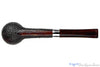 Blue Room Briars is proud to present this Ferndown Bark ** Handmade Rusticated Billiard with Silver Estate Pipe