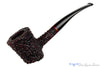 Blue Room Briars is proud to present this James Upshall Bent Rusticated Cherrywood Poker Estate Pipe