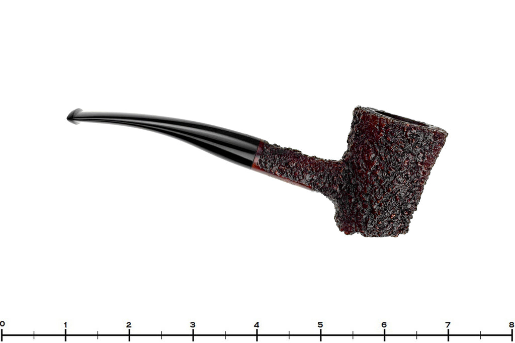 Blue Room Briars is proud to present this James Upshall Bent Rusticated Cherrywood Poker Estate Pipe