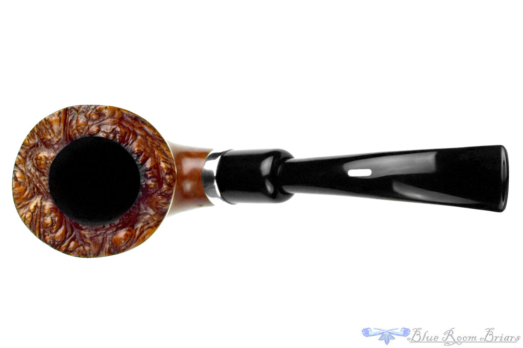 Blue Room Briars is proud to present this Castello Collection Great line KKK Bent Dublin with Silver and Plateau Estate Pipe