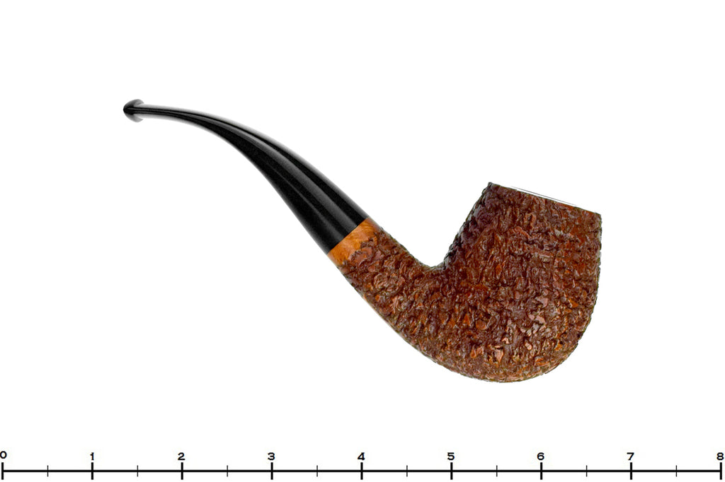 Blue Room Briars is proud to present this Jacono Knight Rusticated Bent Billiard UNSMOKED Estate Pipe