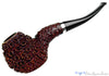 Blue Room Briars is proud to present this Manuel Shaabi Carved Hawkbill Sitter with Silver Estate Pipe