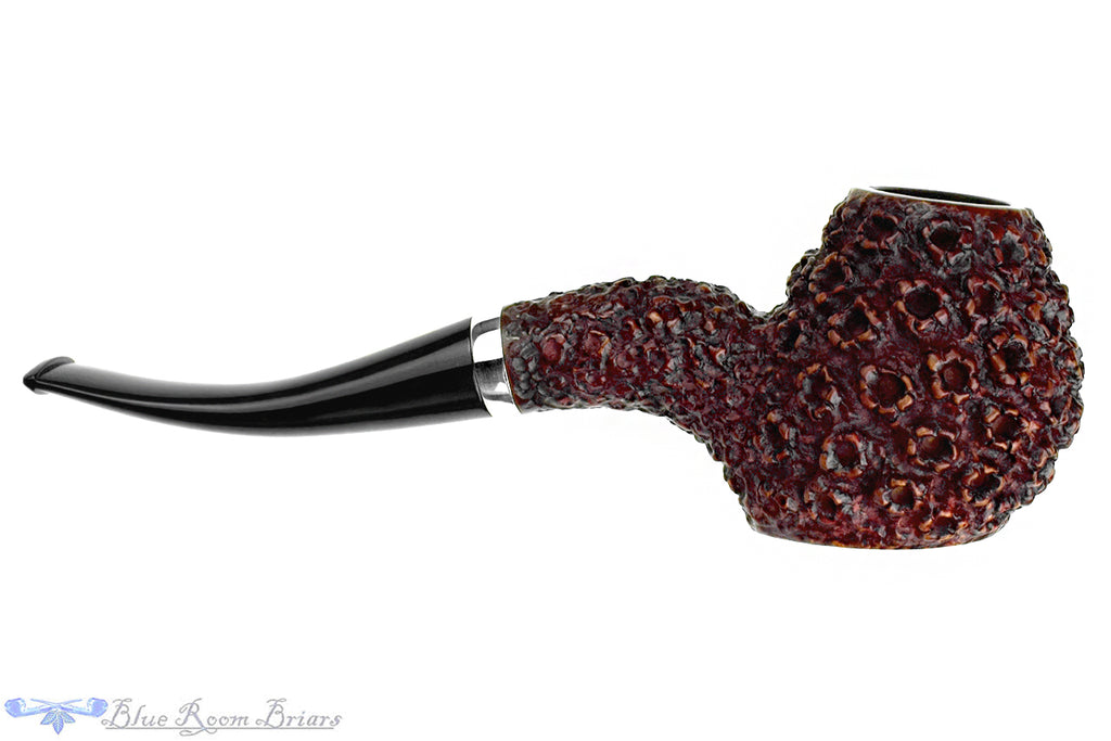 Blue Room Briars is proud to present this Manuel Shaabi Carved Hawkbill Sitter with Silver Estate Pipe