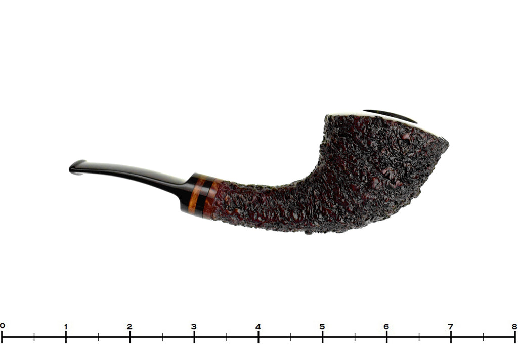 Blue Room Briars is proud to present this Fritz Becker Rusticated Horn with Briar Estate Pipe