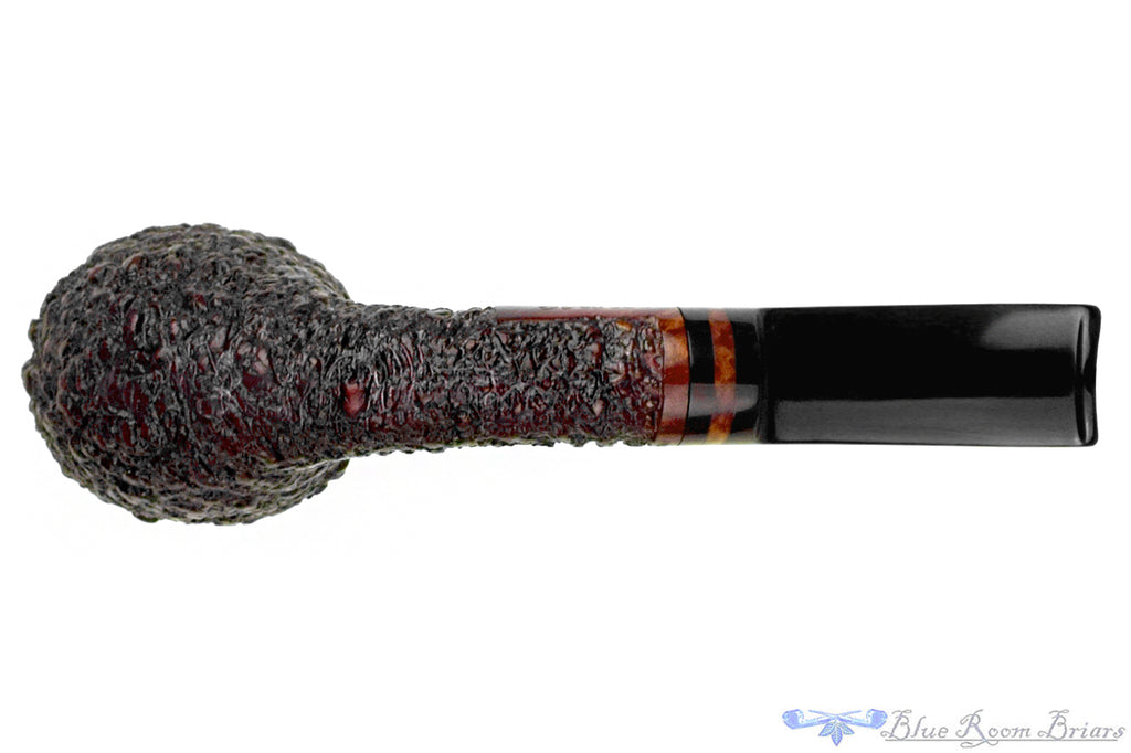 Blue Room Briars is proud to present this Fritz Becker Rusticated Horn with Briar Estate Pipe