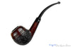 Blue Room Briars is proud to present this Julius Vesz 64 Bent Partial Carved Apple Estate Pipe
