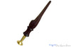 Nils Frederiksen Pipe A Sandblast Billiard with Musk Ox and Custom Brass and Brazilian Rosewood Tamper