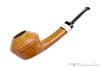 Blue Room Briars is proud to present this Nils Frederiksen Pipe Shooting Star Bent Bulldog with Brindle Forked Stem and Ivorite with Custom Boxwood and Brass Tamper